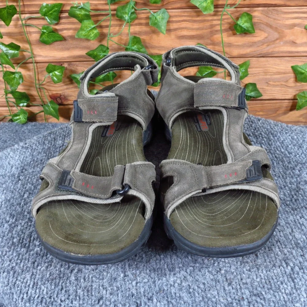 Skechers Garver Louden Mens Sandal Size 12 Outdoor Trail Hiking Olive‎ Leather